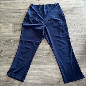Med couture Navy Maternity Scrub Pants
